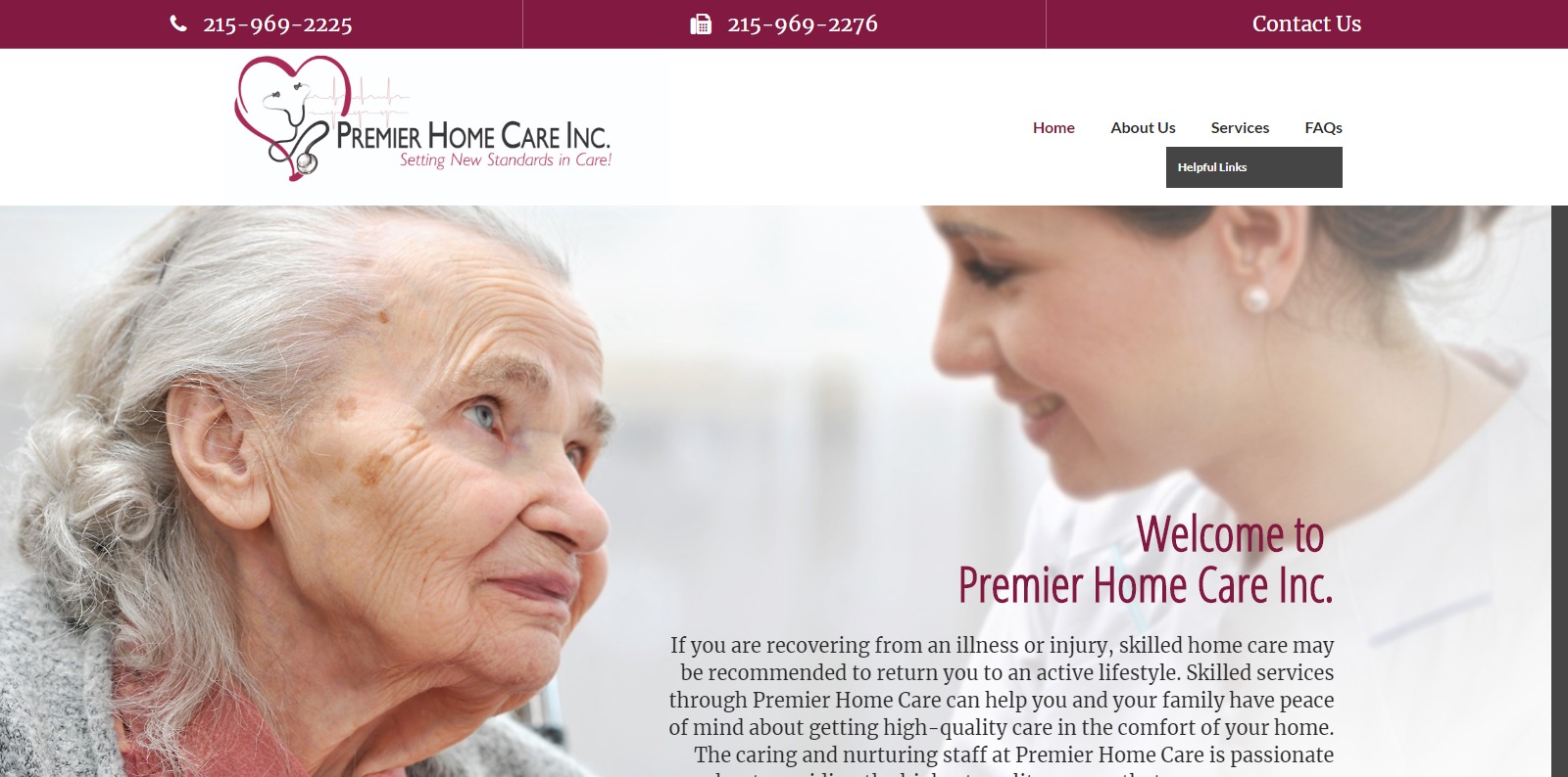 Premier Home Care Inc New Lifestyles Web Design